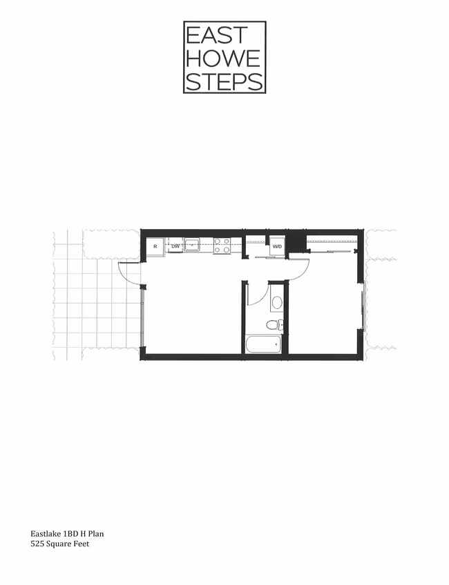 Eastlake 1BD H (Income Restricted) A158 floor plan